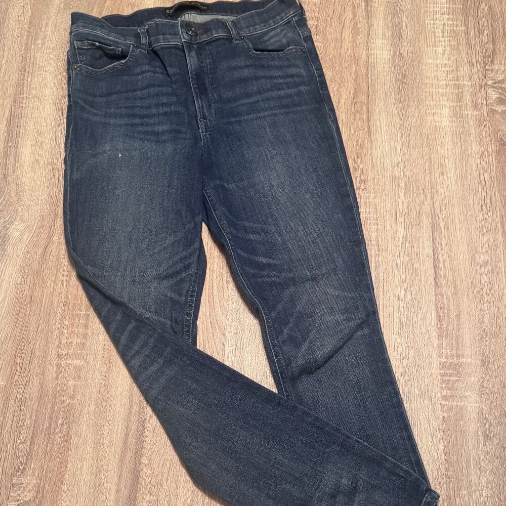 Express High-Rise Legging Demin Jean Skinny Leg Size 8R Inseam 28"